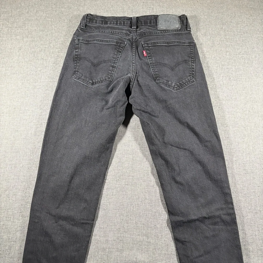 Levi's 511 Slim Fit Jeans Men 29x30 (Fits 29x28) Faded Black Stretch Denim Pants